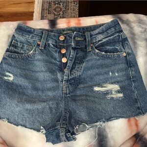 SOLD Wild Fable Blue High-Waisted Jean Shorts